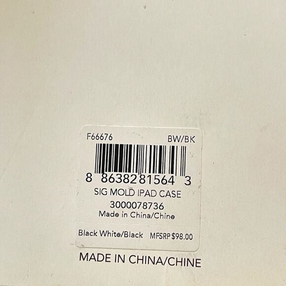 COACH Tan Signature iPad Mold Hard Plastic Cover Case 9.5” H x 7.5” x 1/4” H - Picture 9 of 9